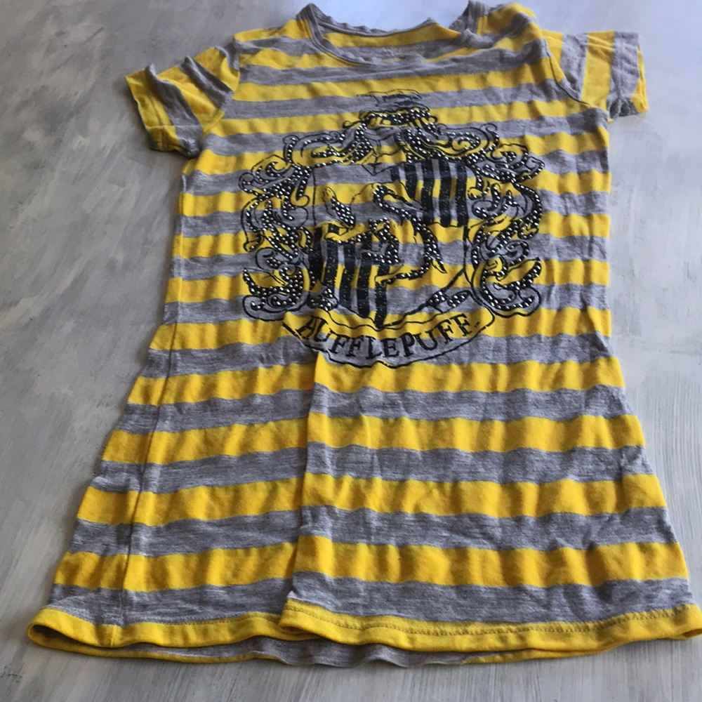 Universal studios grey and yellow women’s tshirt